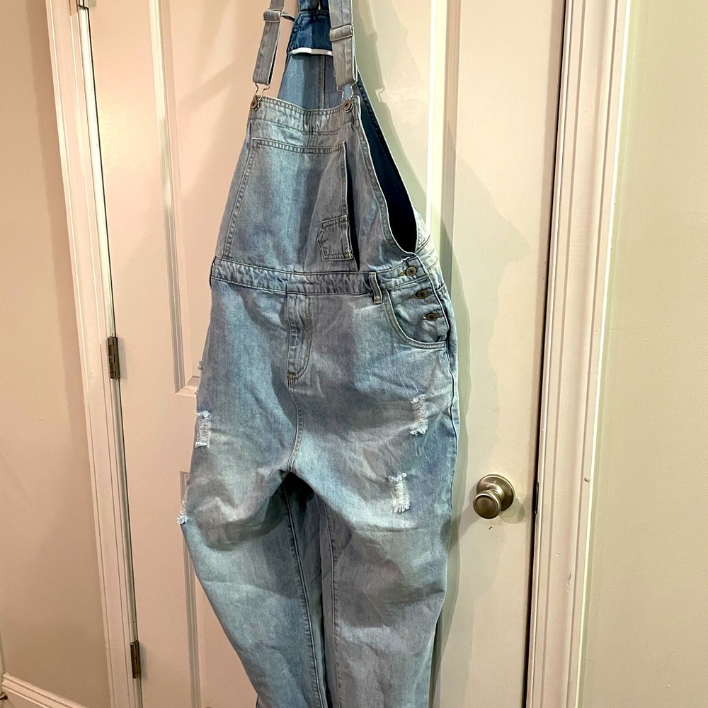 Mens Denim Overall Jumpsuit
